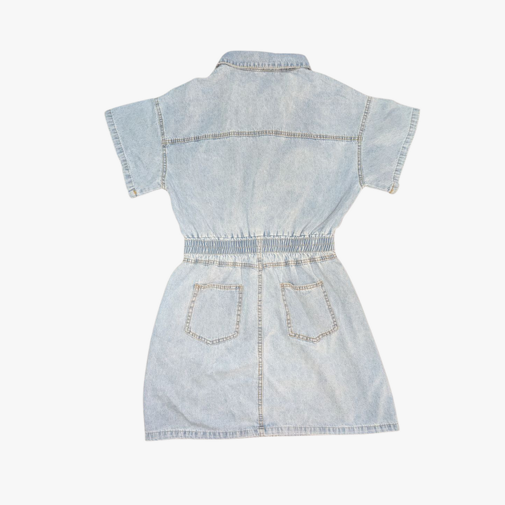 Casual Button-Front Denim Dress – Women’s Medium (THRIFT)