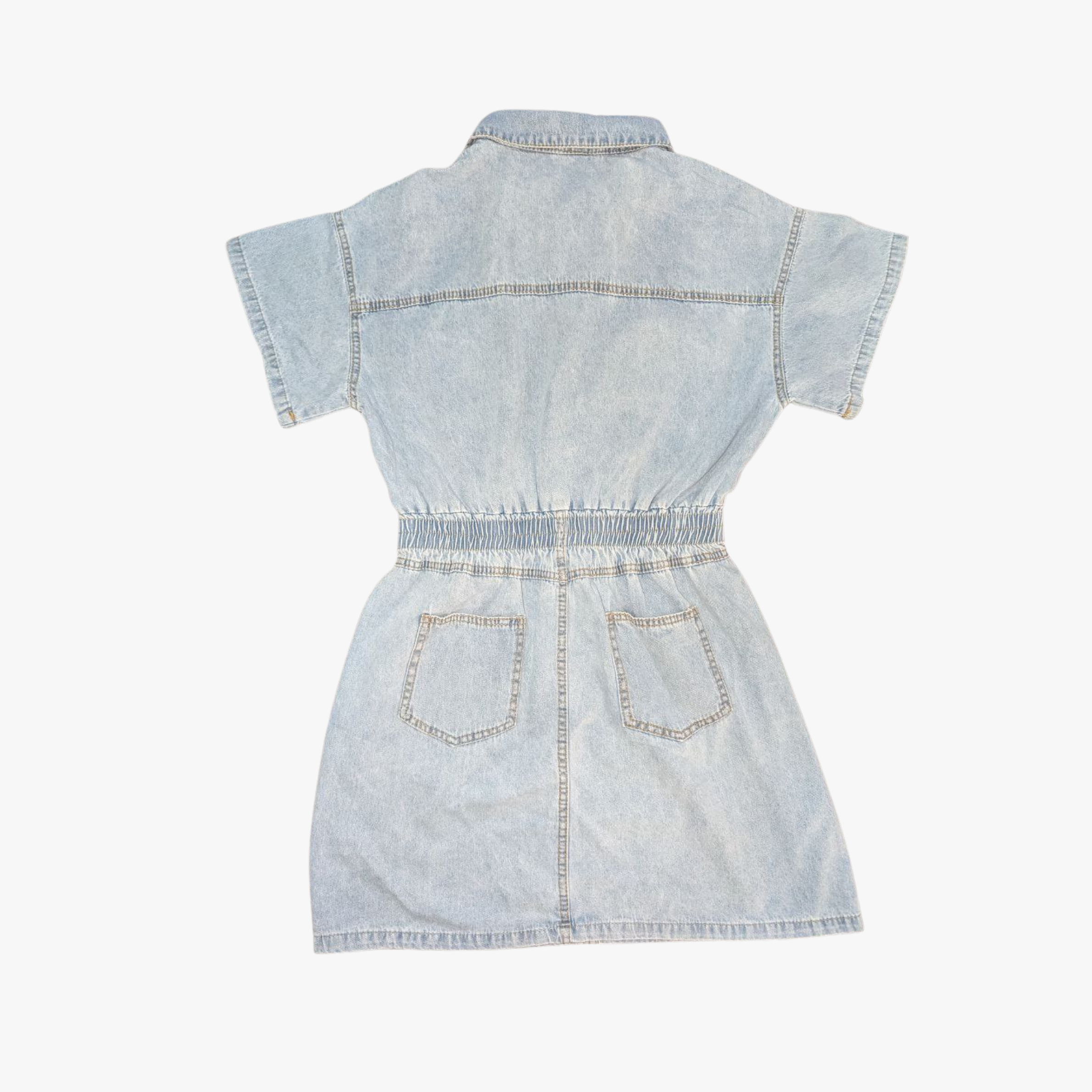 Casual Button-Front Denim Dress – Women’s Medium (THRIFT)
