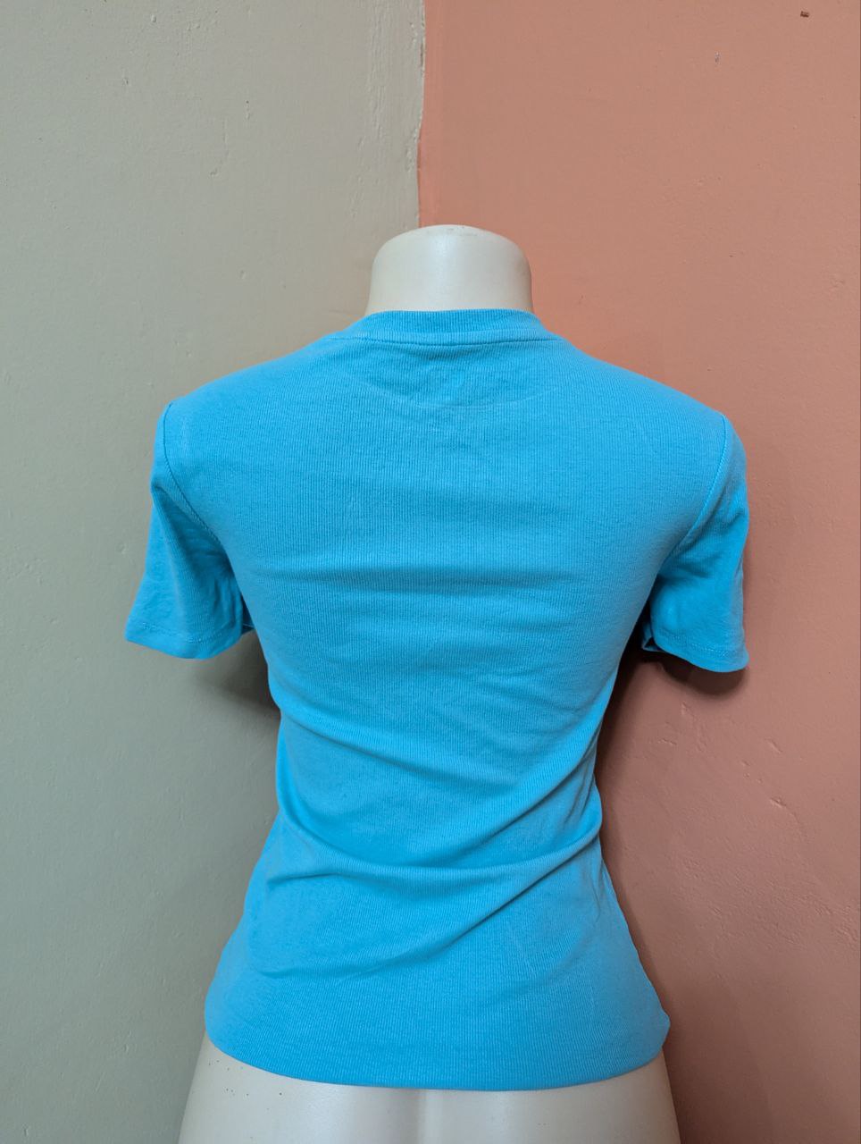 Classic Sky Blue Fitted T-Shirt (THRIFT)