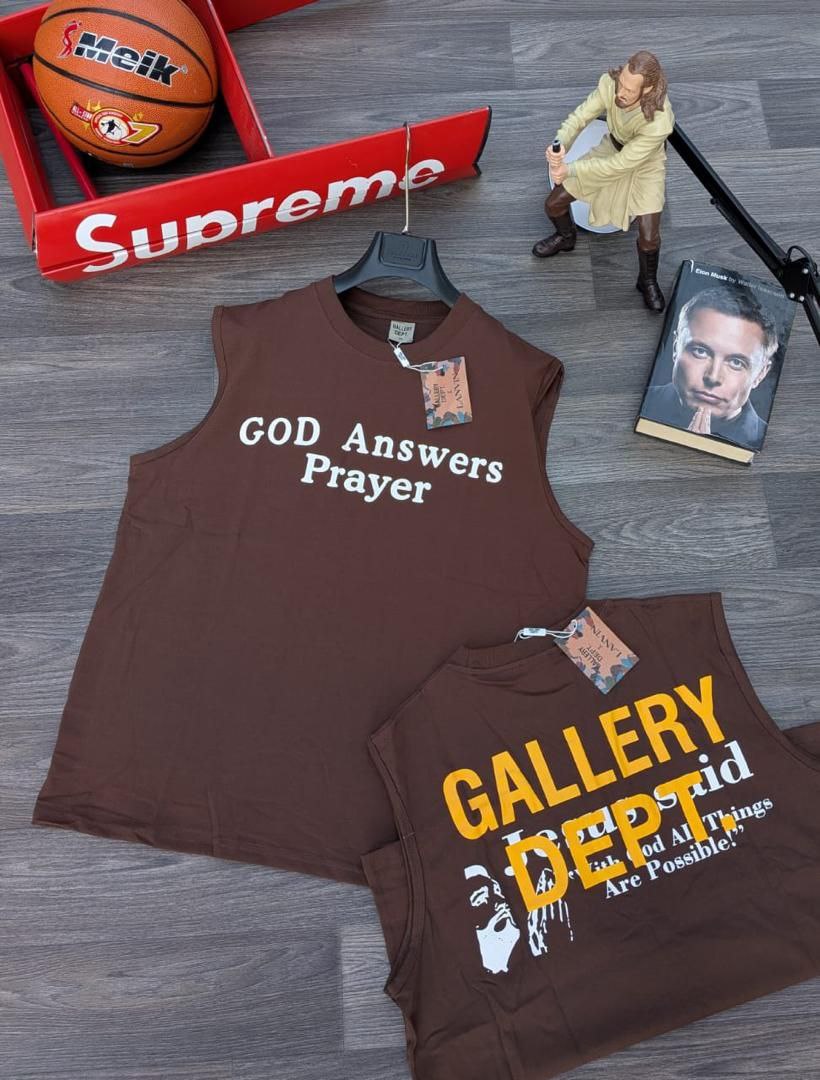 Vintage Brown Sleeveless shirts