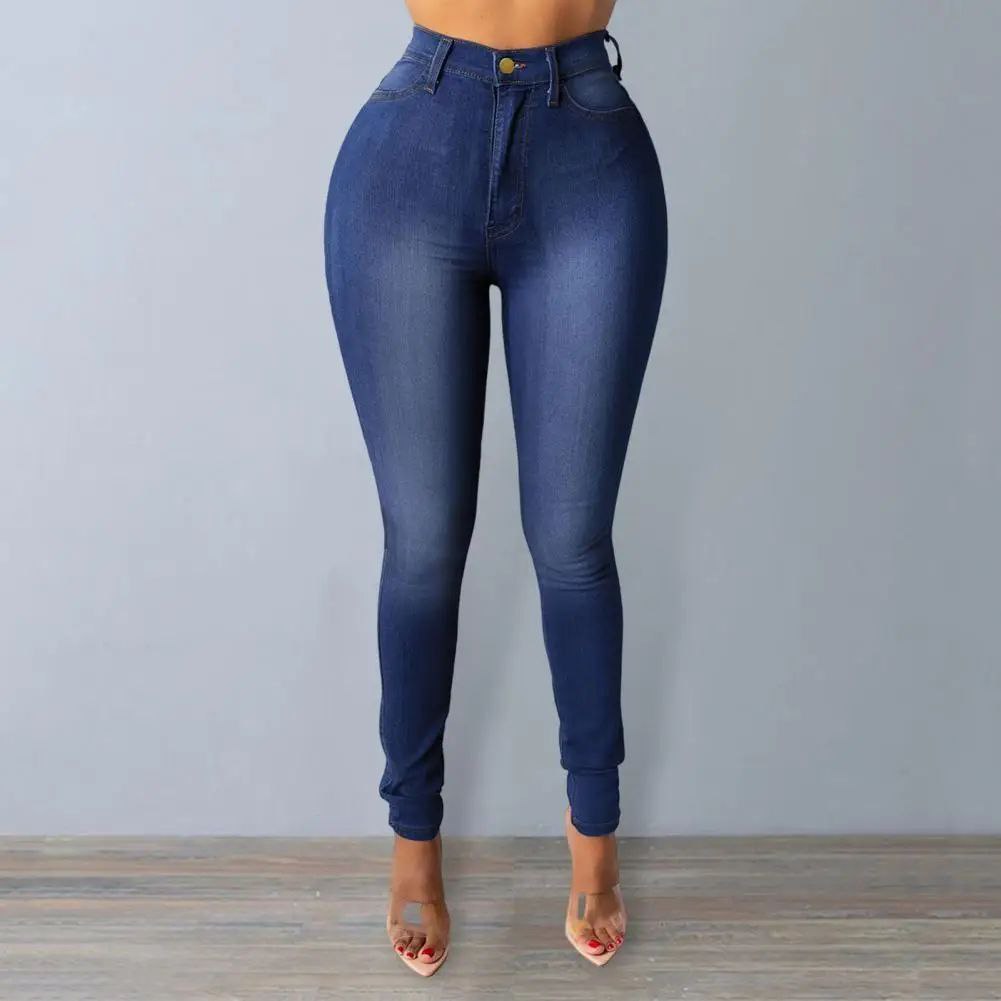Dark blue ladies jeans