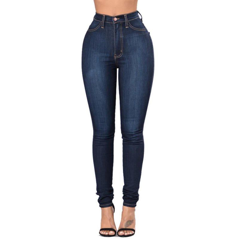 Dark blue ladies jeans